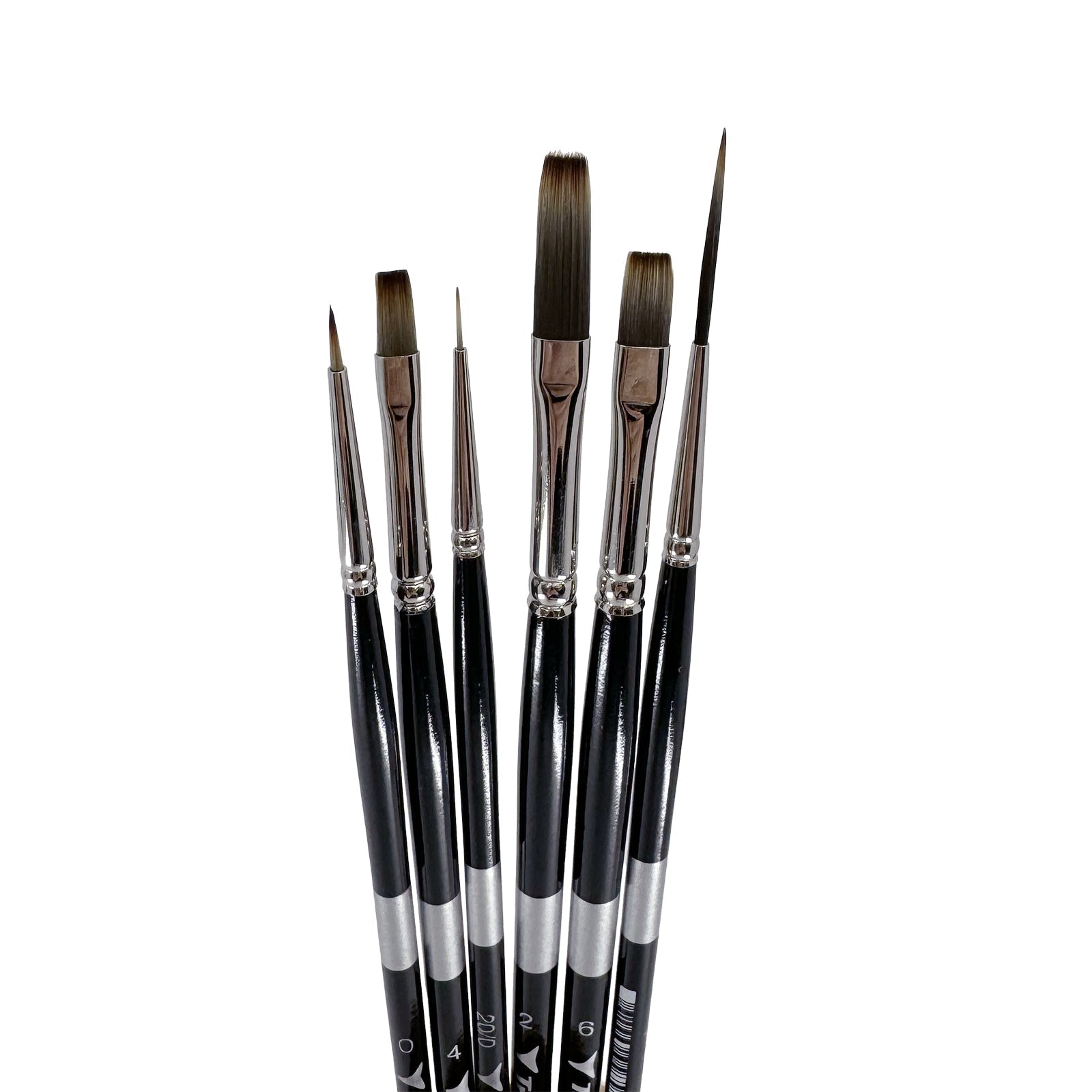 Trekell Spectrum Long Handle Top Sellers Brush Set Trekell Art Supplies