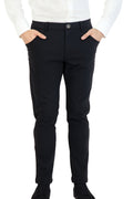 NEW & UPDATED Super - Stretch Men's Chinos //Casual// Black - Performance Collection LEVINAS® Official