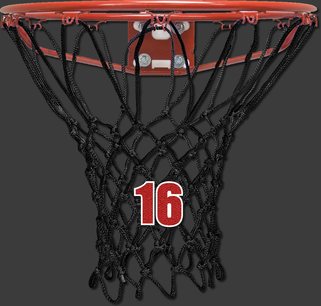 Krazy Netz Playerz Numbered Basketball Rim Net Krazy Netz & Patchez