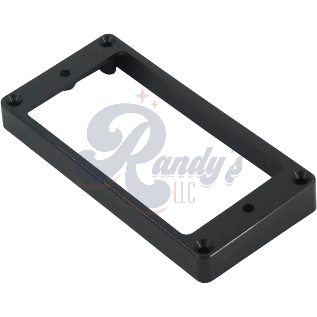 Humbucker Pickup Flat Mounting Ring (Black) for Gibson® Guitars Randy's LLC