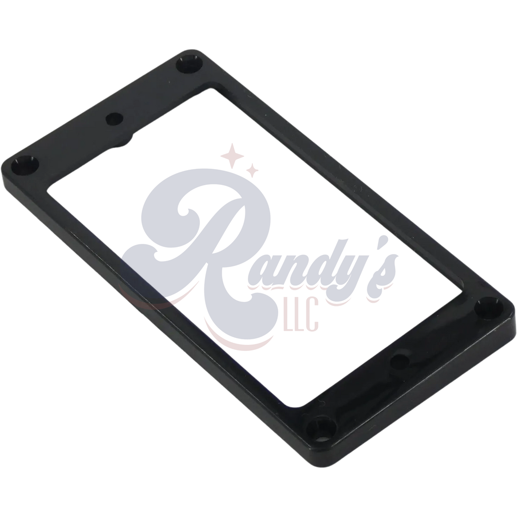 Humbucker Pickup Flat Mounting Ring (Black) for Gibson® Guitars Randy's LLC