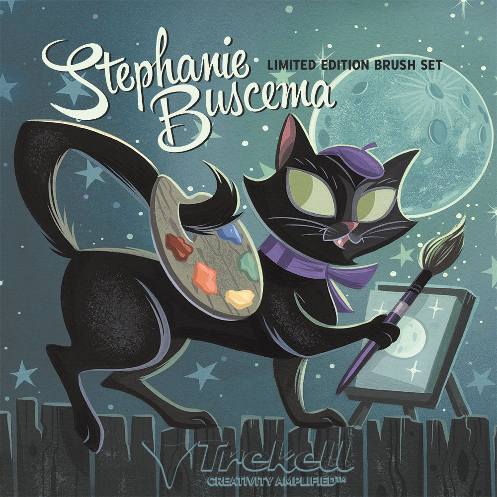 Stephanie Buscema x Trekell Limited Edition Brush Set Trekell Art Supplies
