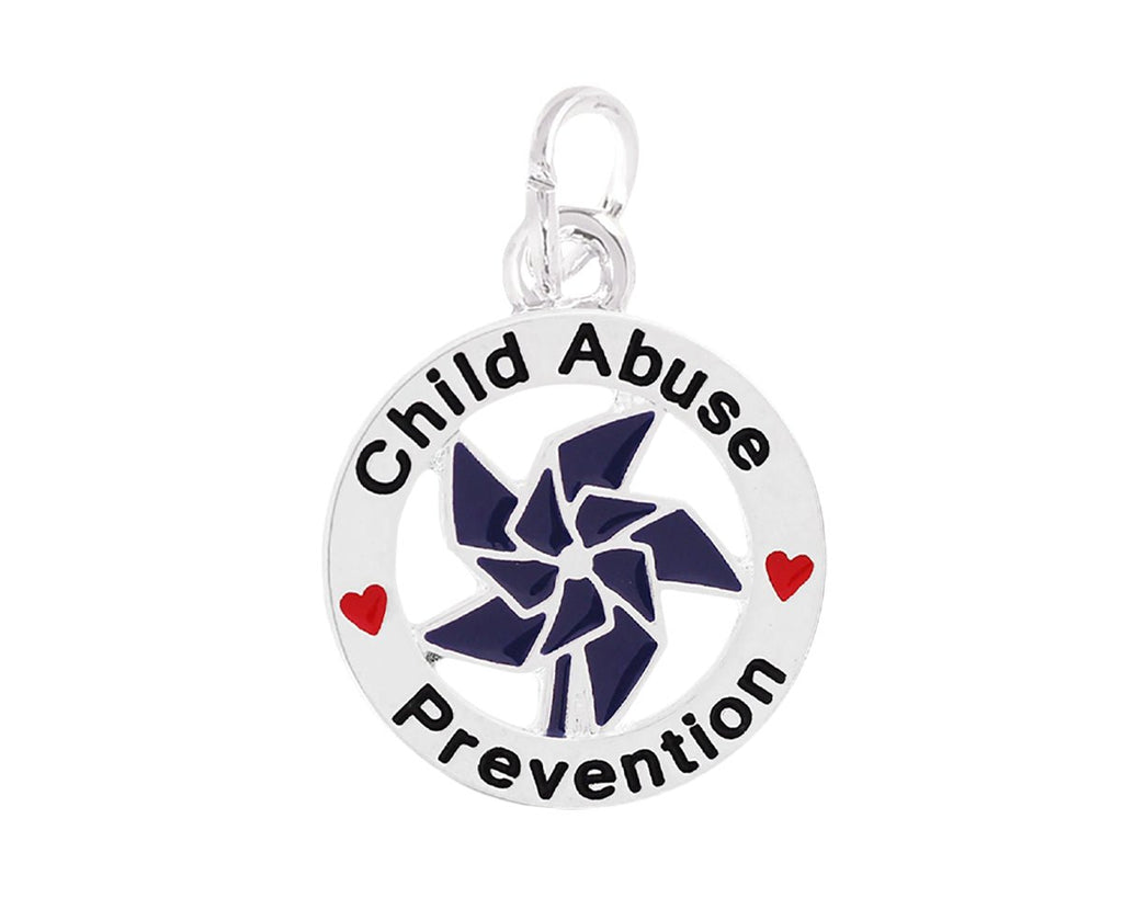 Blue Pinwheel Child Abuse Prevention Charms The Awareness Company