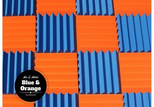 Easy Mount Acoustic Foam Kit - 12x12x2" Acoustic Foam Panels With Adhesive - Wedge Style - 4 Pack SoundAssured