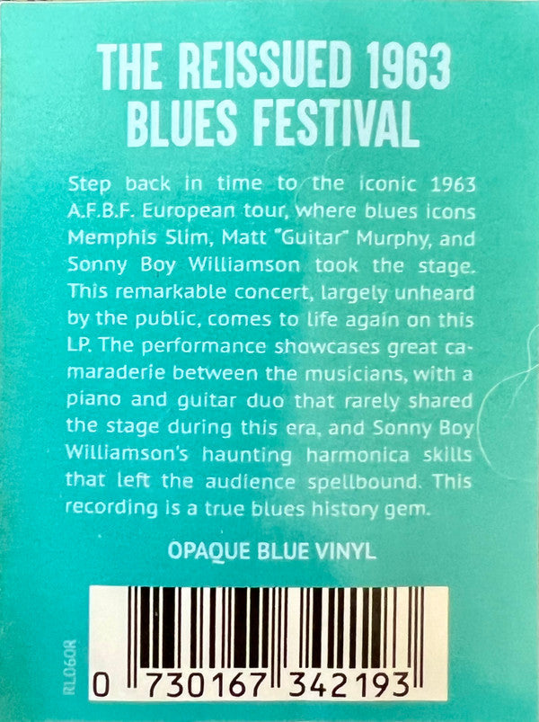 The Reissued 1963 Blues Festival | Mint (M) Mint (M) Love Vinyl Records
