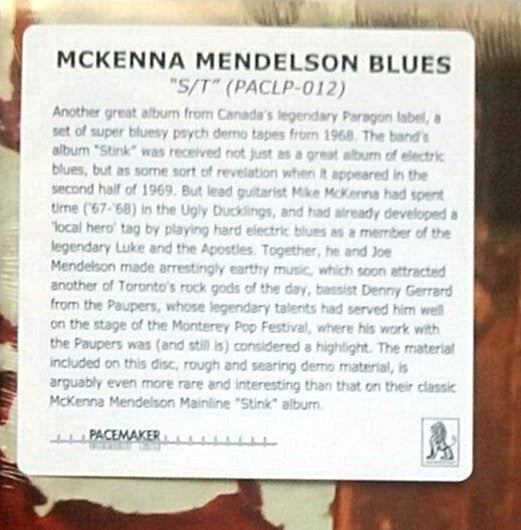 McKenna Mendelson Mainline - McKenna Mendelson Blues | Mint (M) Mint (M) Love Vinyl Records
