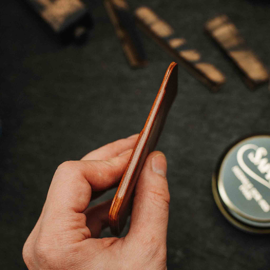 Slim Leather Wallet - Boatswain v3 | Minimalist Card Holder | EDC Pirate Goods