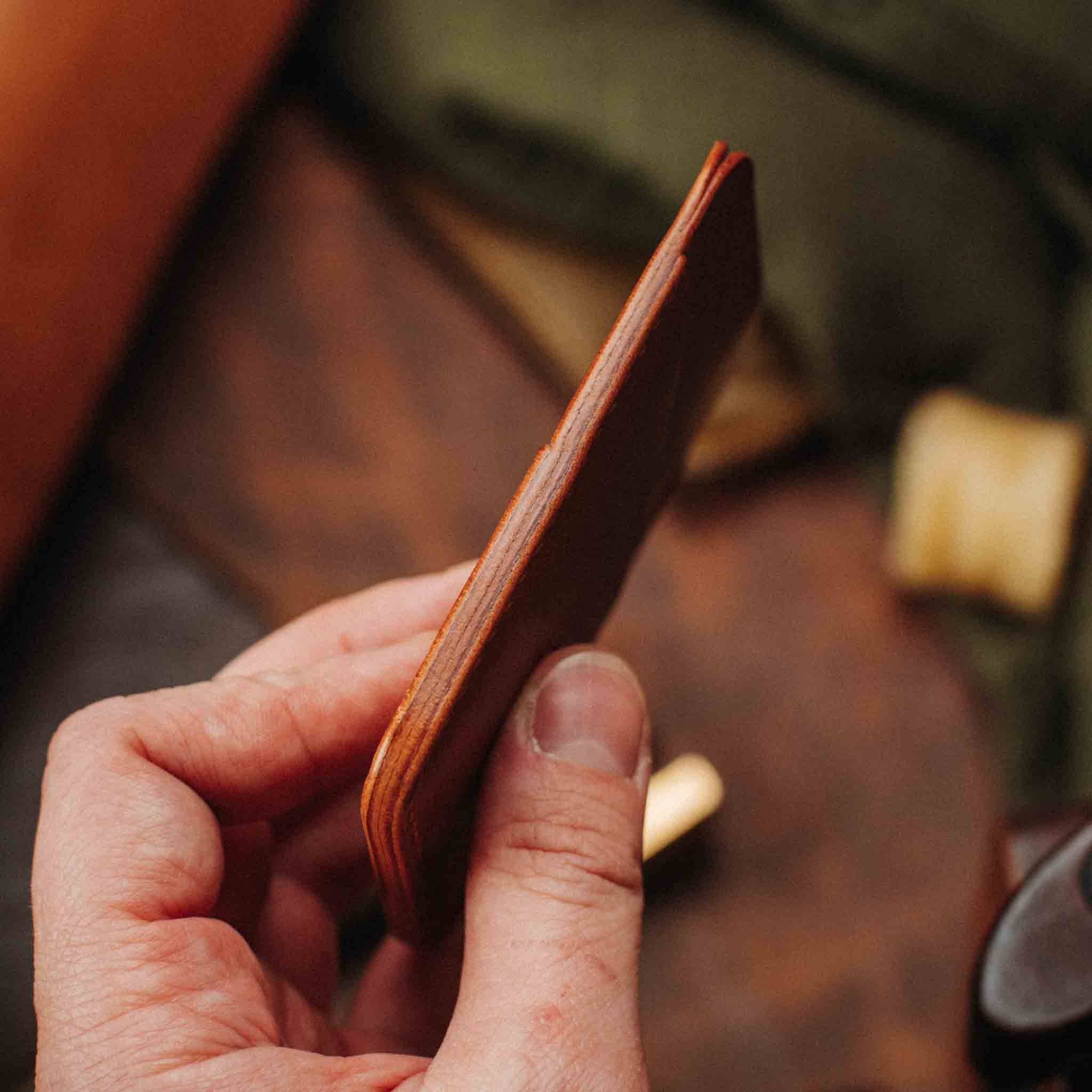 Slim Leather Wallet - Boatswain v3 | Minimalist Card Holder | EDC Pirate Goods