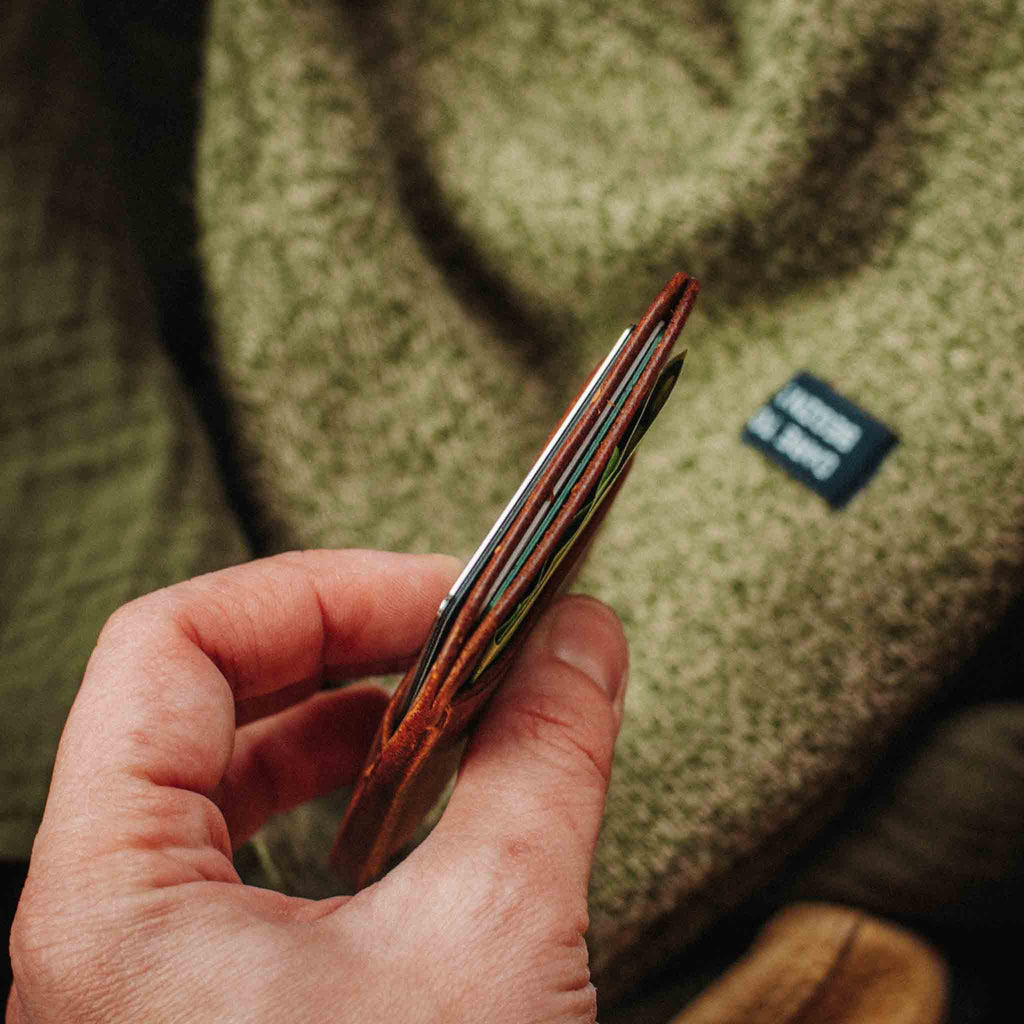 Slim Leather Wallet - Boatswain v3 | Minimalist Card Holder | EDC Pirate Goods