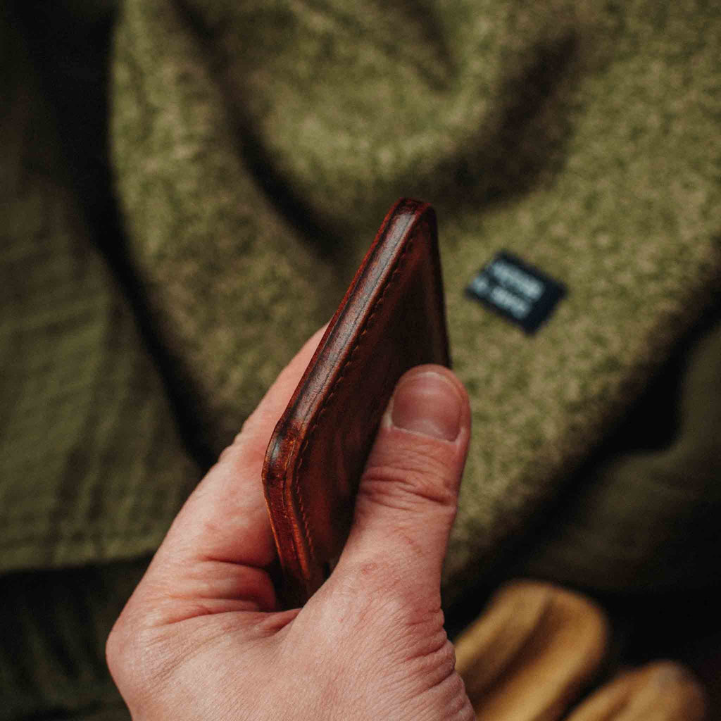 Slim Leather Wallet - Boatswain v3 | Minimalist Card Holder | EDC Pirate Goods