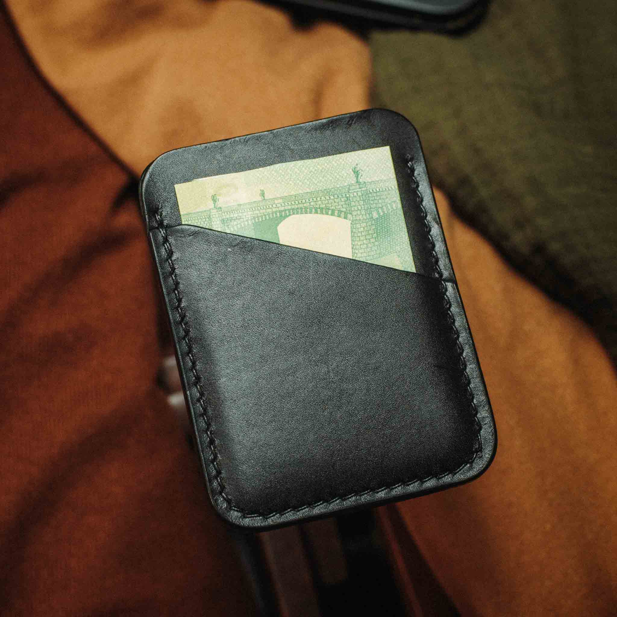 Slim Leather Wallet - Boatswain v3 | Minimalist Card Holder | EDC Pirate Goods