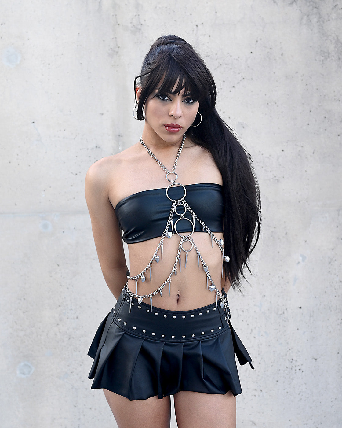 Heartbreaker Body Chain Harness SUSPEX Rave Outfits