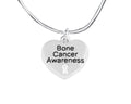 Bone Cancer Awareness Heart Charm Necklaces The Awareness Company