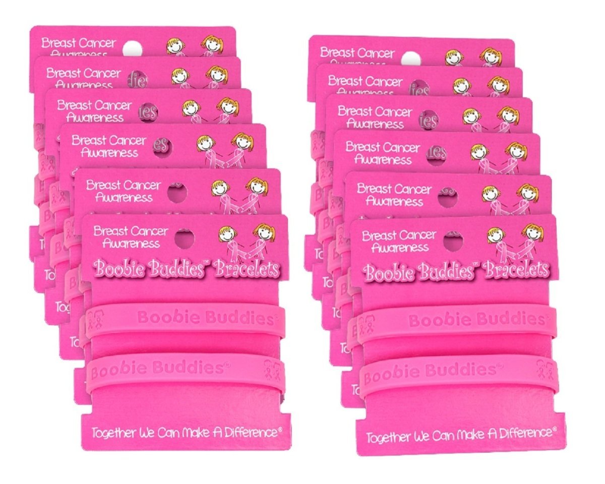 Boobie Buddies Breast Cancer Bracelets Cards The Awareness Company