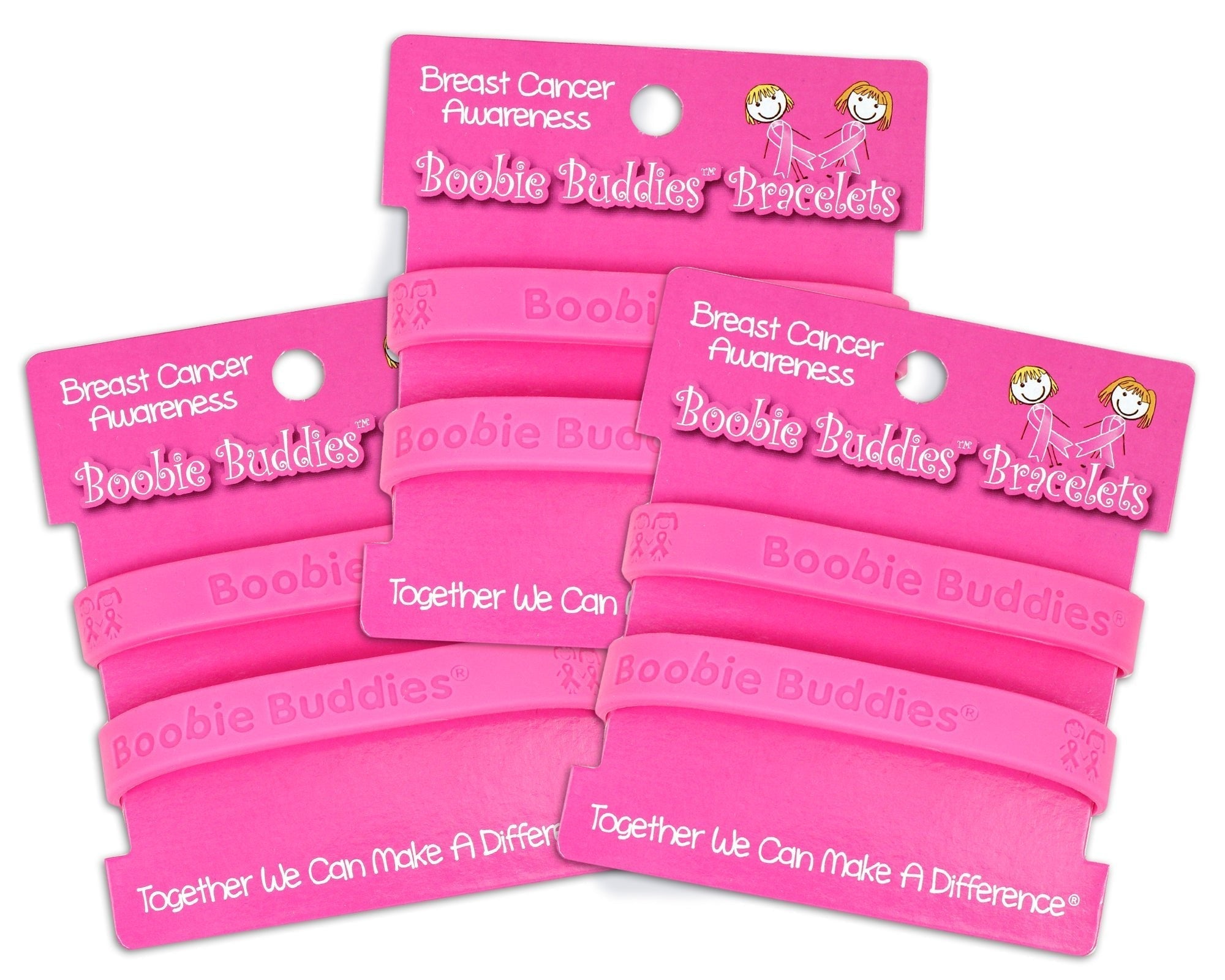 Boobie Buddies Breast Cancer Bracelets Cards The Awareness Company