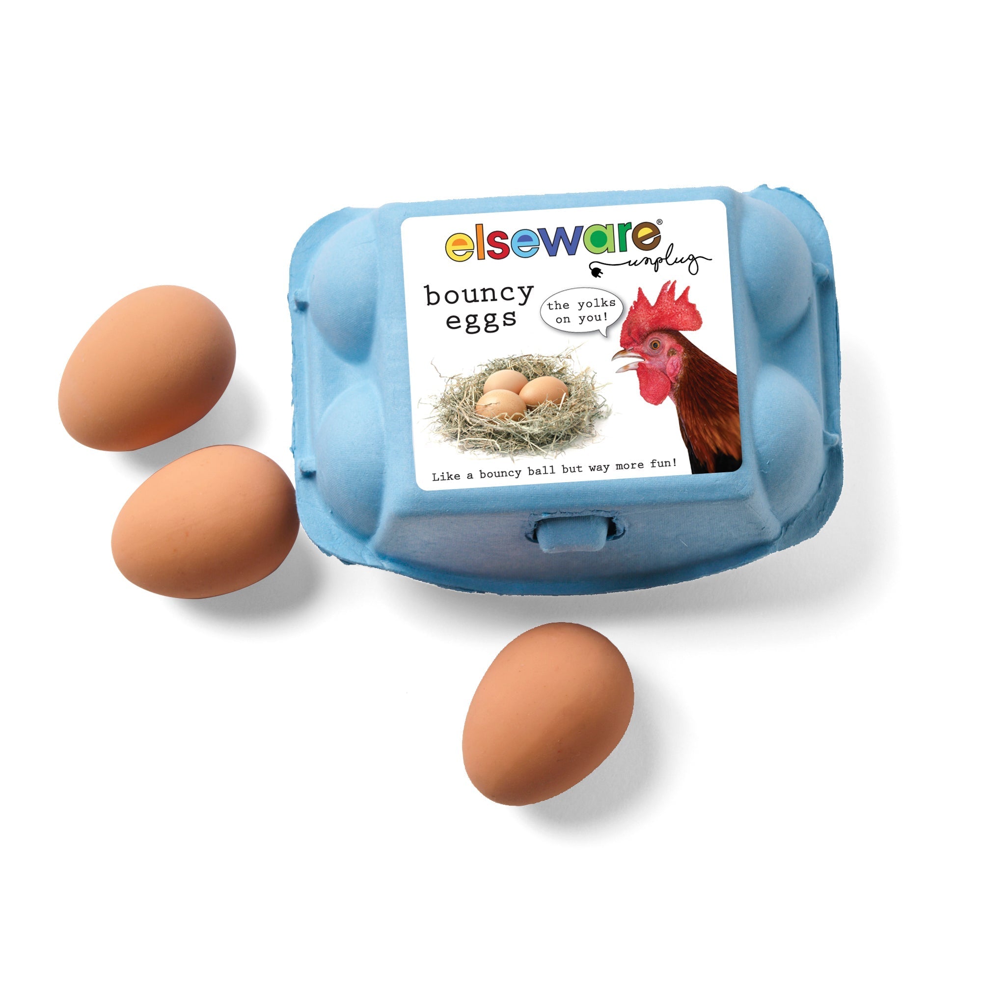 Bouncy Eggs - Sensory Kid Toy - Easter Prank elseware unplug