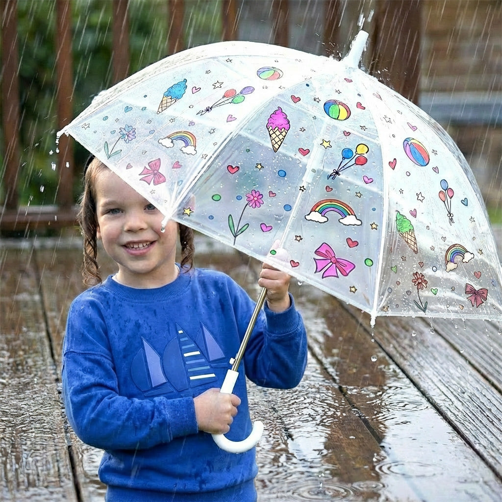 Color an Umbrella Kit Colours Crafts