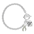 Brain Cancer Awareness Gray Ribbon Rope Bracelets The Awareness Company