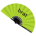 "Brat" Green Fan The Gay Fan Club
