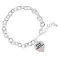 Breast Cancer Awareness Heart Charm Chunky Bracelets The Awareness Company