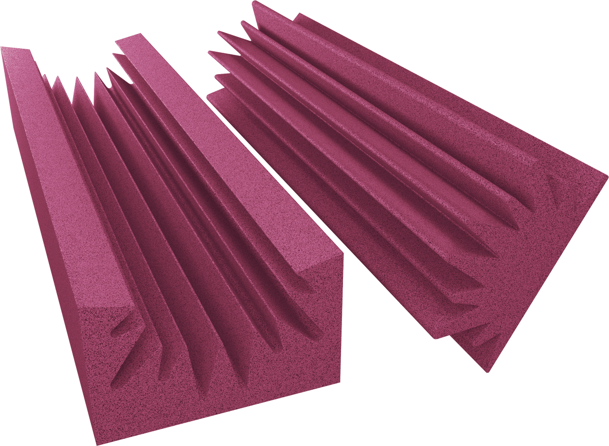 6” Broadband Acoustic Foam Absorbers, NRC 0.95, 8 Pack SoundAssured