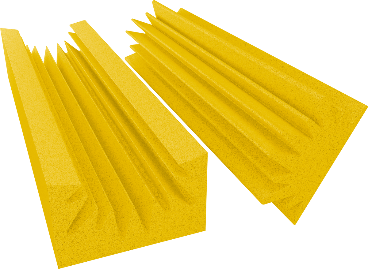 6” Broadband Acoustic Foam Absorbers, NRC 0.95, 8 Pack SoundAssured