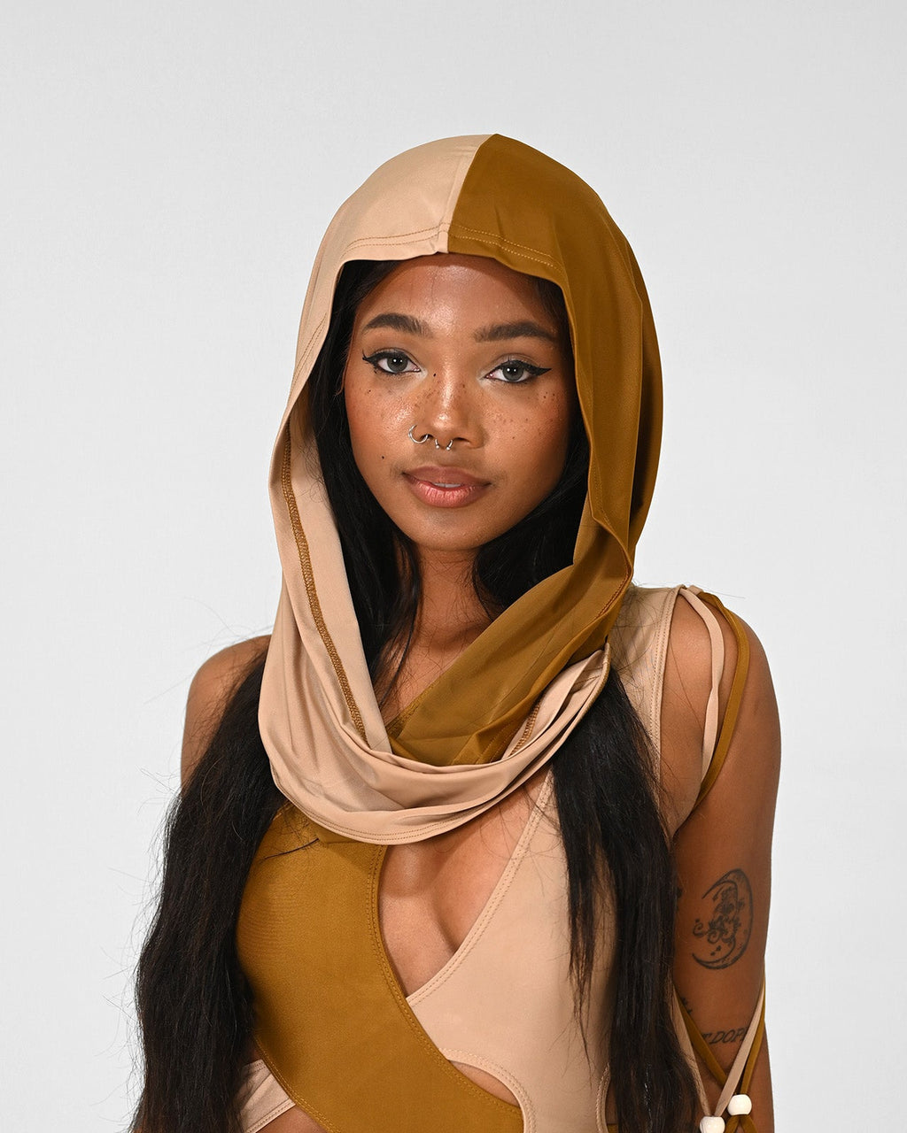 Desert Dawn Hood SUSPEX Rave Outfits