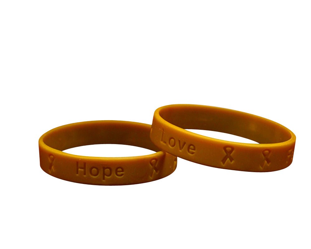 Brown Silicone Bracelets The Awareness Company