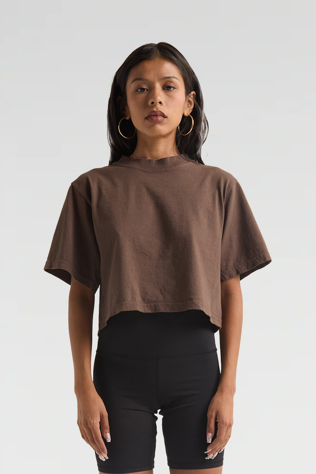 Shaka Wear Womens Garment Dye Crop Top Superline