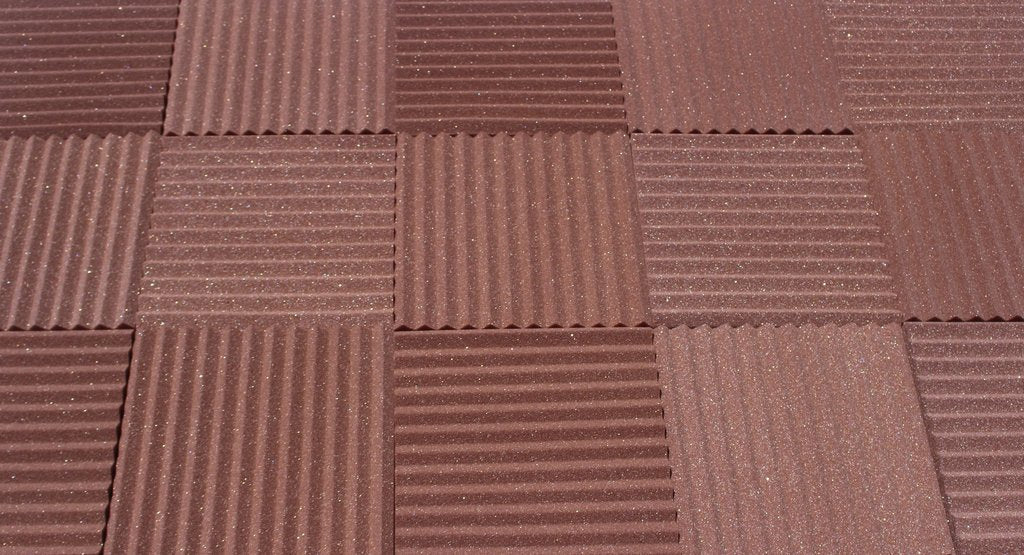 1 Inch Acoustic Foam Wedge Style Panels - 13 Color Options SoundAssured