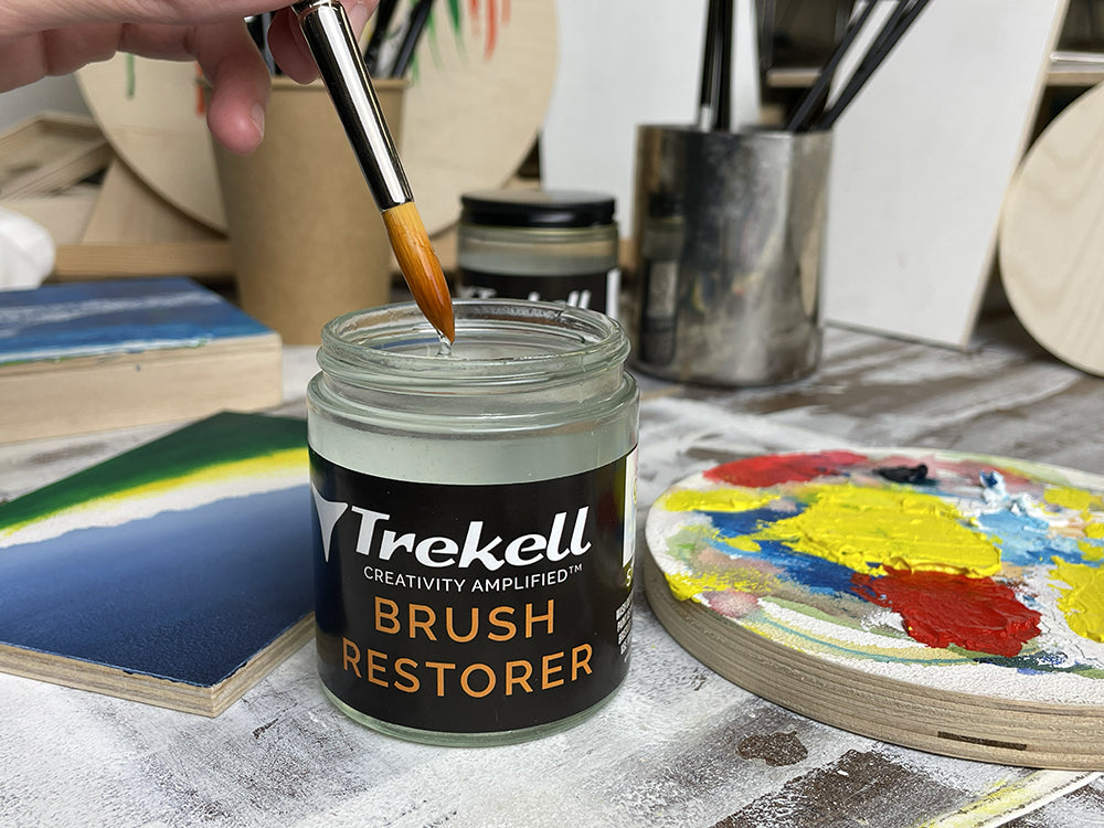 Trekell Artist Brush Restorer - Brush Conditioning Solution Trekell Art Supplies