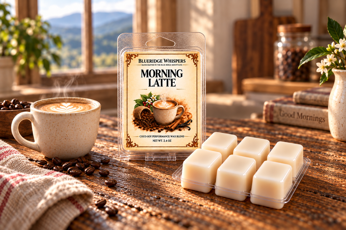 Morning Latte – Coffeehouse Wax Melts Blue Ridge Whispers
