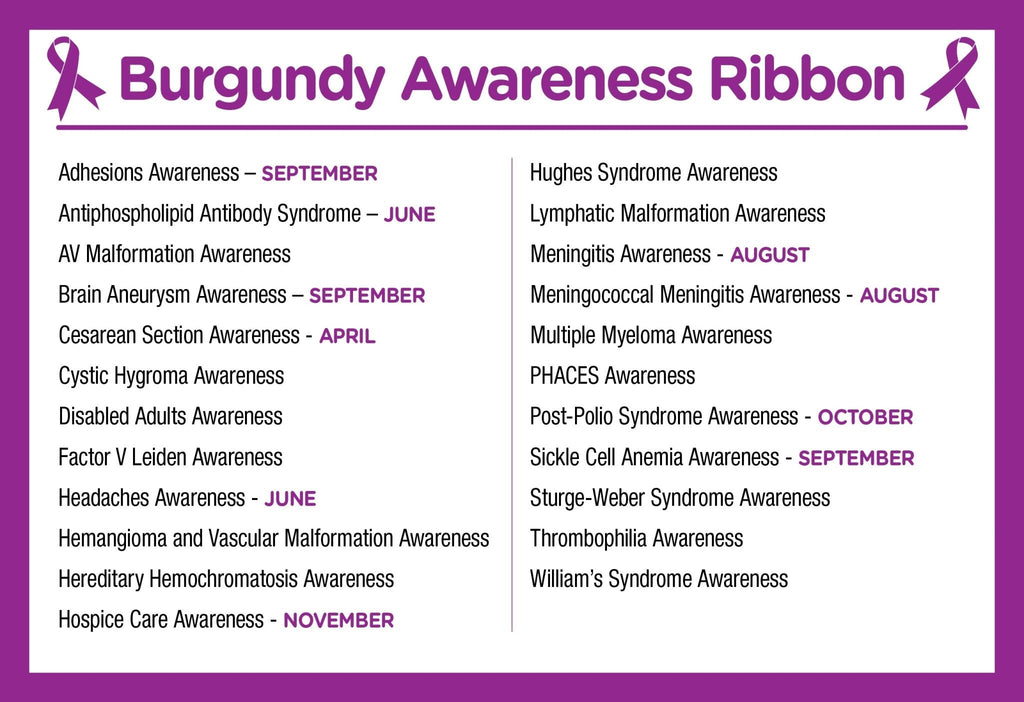 Burgundy Silicone Bracelets The Awareness Company