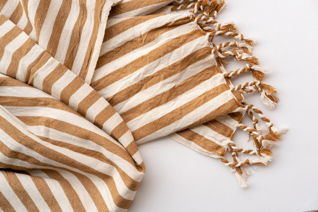Girit Biscotto Cotton Linen Towel Eastern Woven