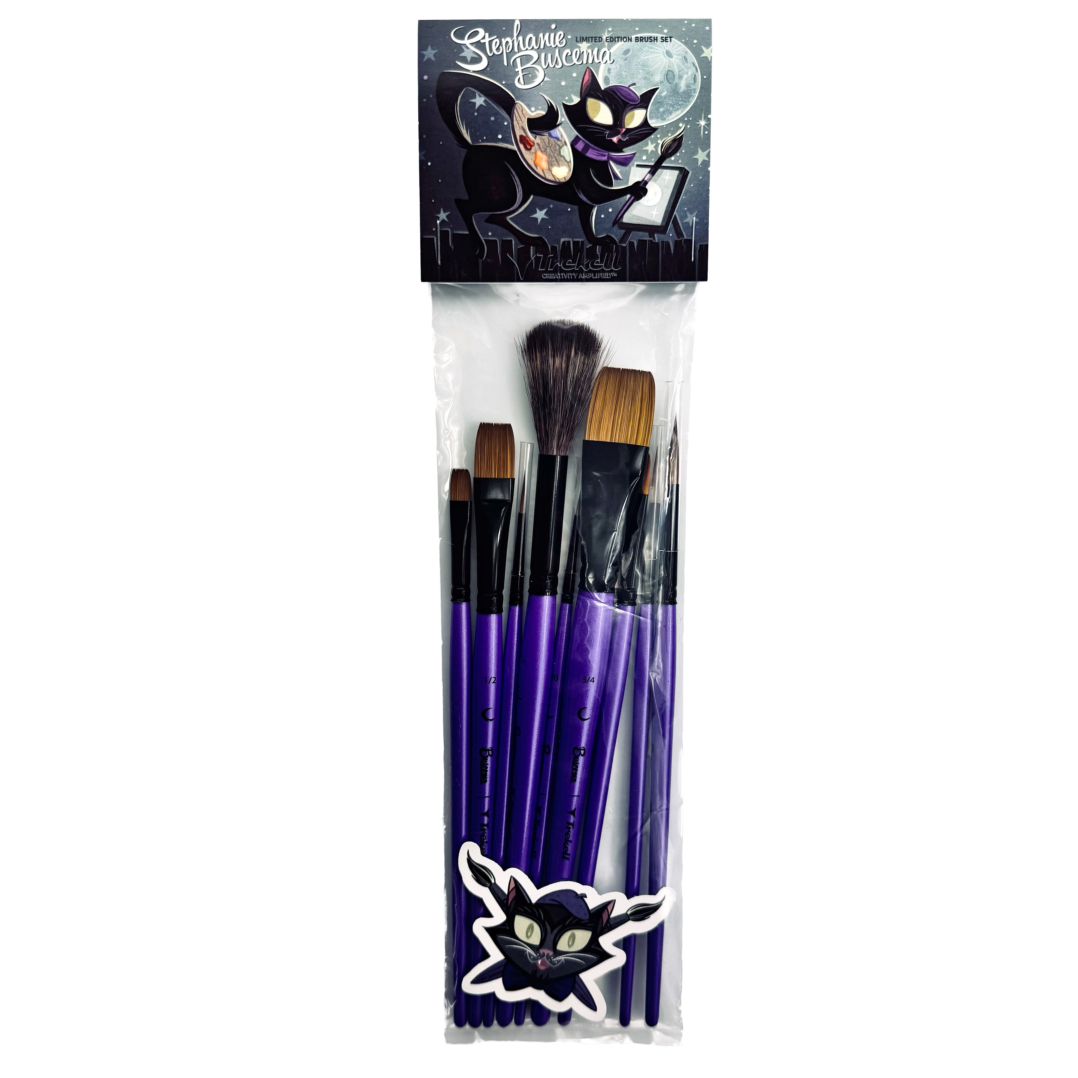 Stephanie Buscema x Trekell Limited Edition Brush Set Trekell Art Supplies