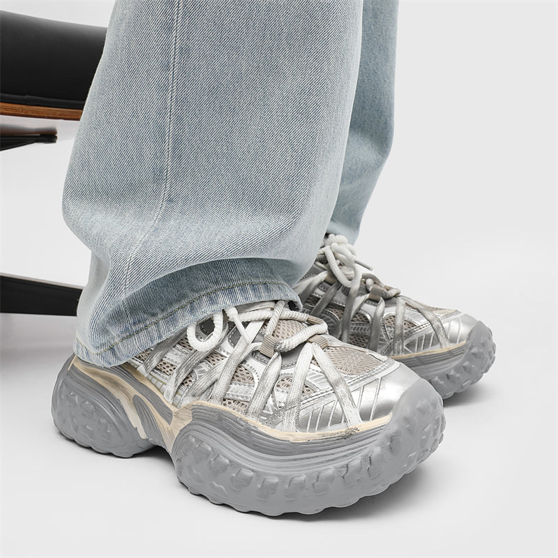 S8888 Champagne Tire Sneakers Niepce