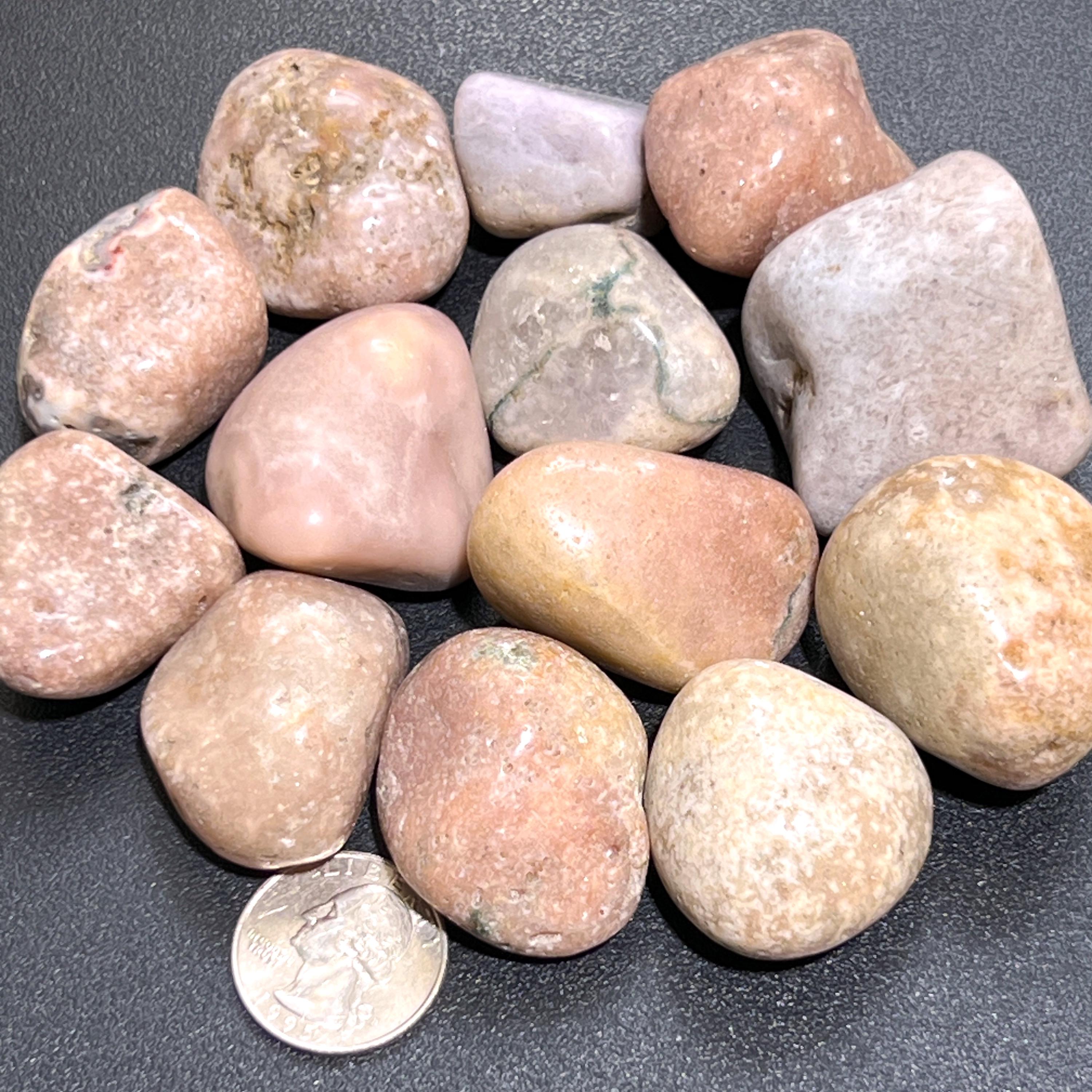 Large Pink Amethyst Crystal Tumbled Stones (By The Piece or Pound) Wholesale Amazing Crystals