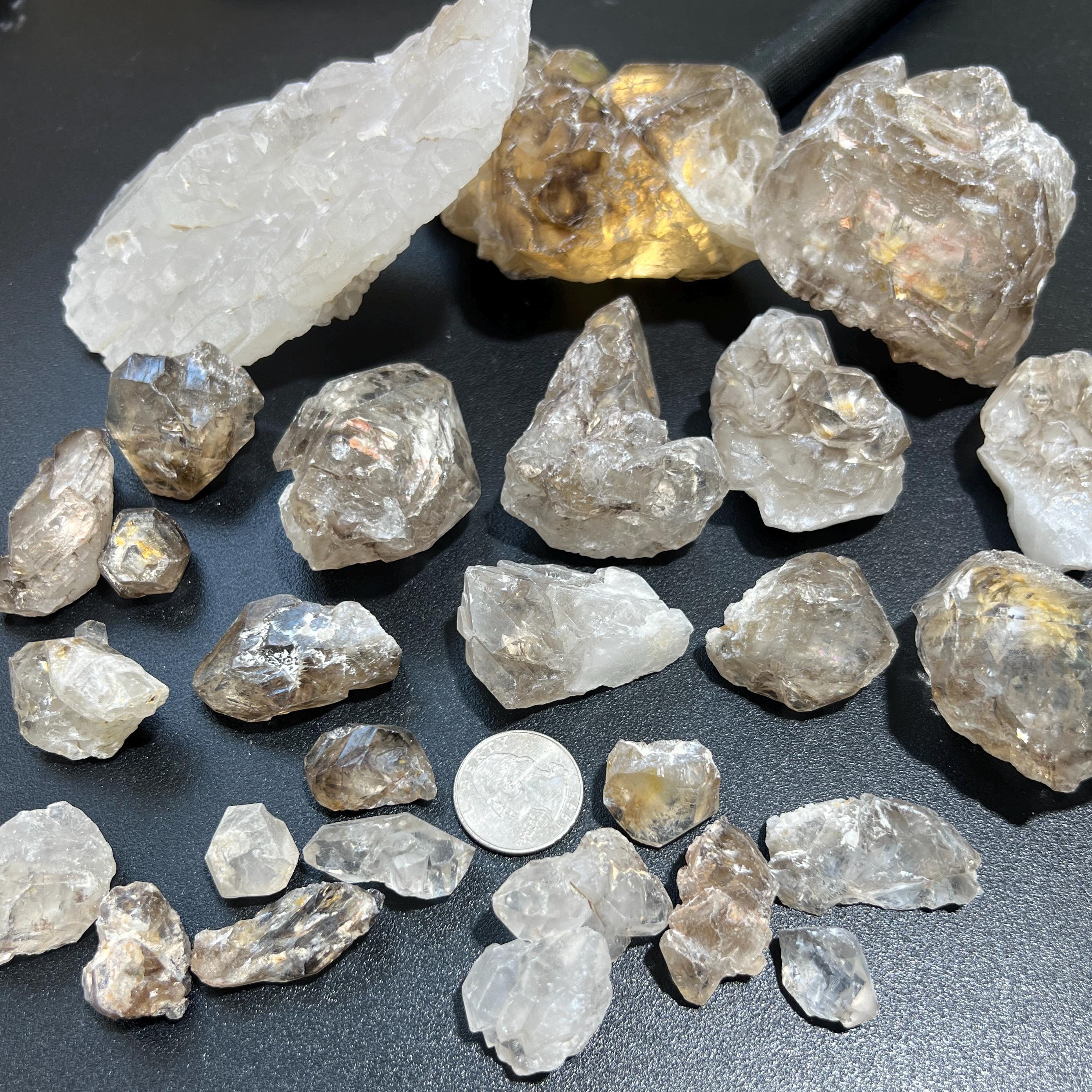 Elestial Alligtor Quartz Crystal Clusters Rough Raw Wholesale Amazing Crystals
