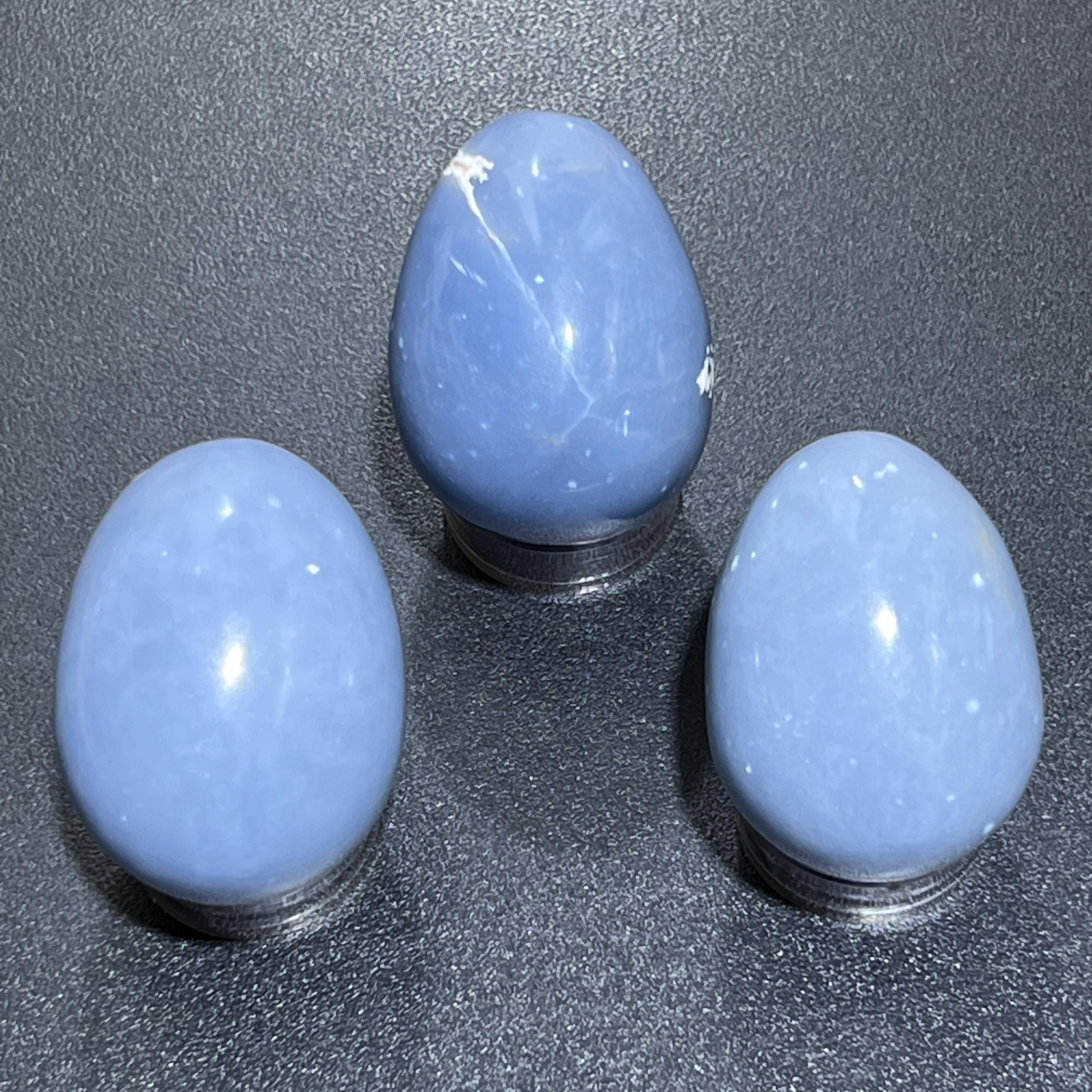 Blue Angelite Crystal Egg Carving Wholesale Amazing Crystals