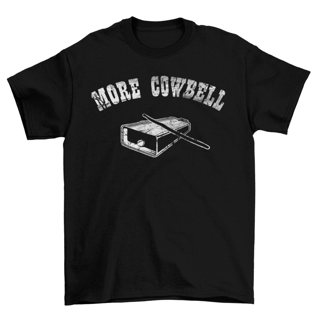 'More Cowbell' Music T-Shirt Taboo