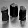 Black Obsidian Point Tower Carving Gemstone Statue Home Decor Volcanic Glass Amazing Crystals