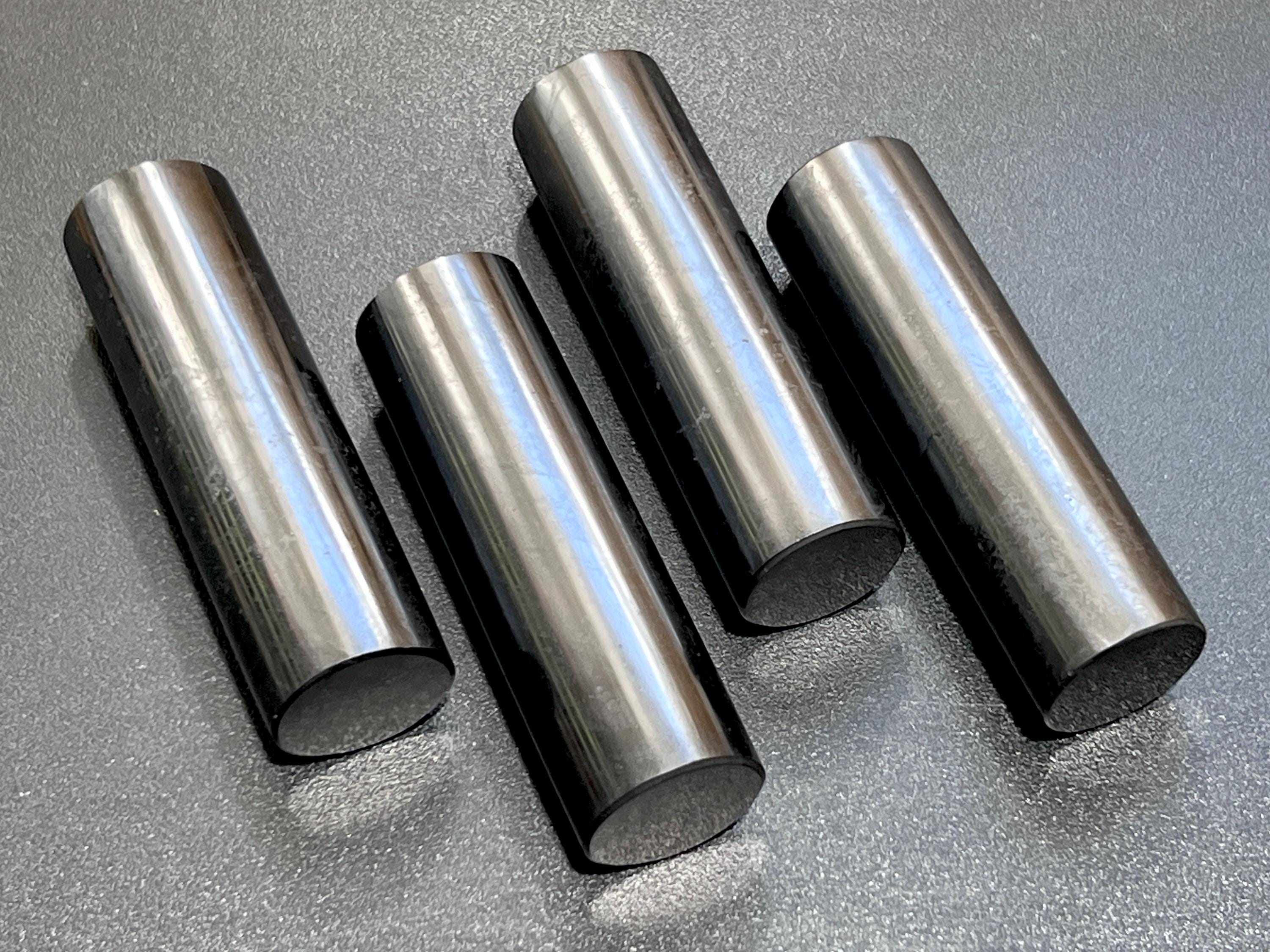 Black Shungite Cylinder Harmonizer Rod (4 Inches) Gemstone Carving Decor Supply Amazing Crystals