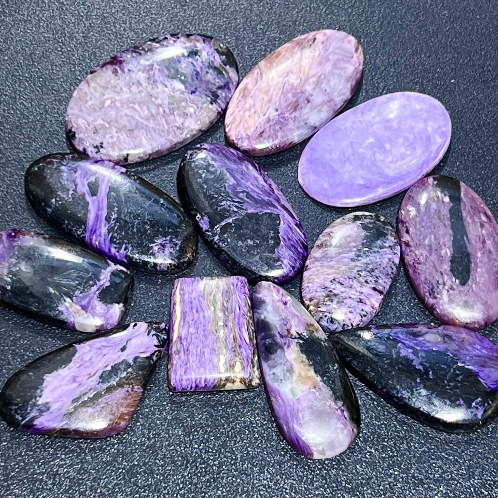 Purple Charoite Cabochons Amazing Crystals