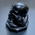 Large Skull and Snake Obsidian Carving Select Wholesale Amazing Crystals