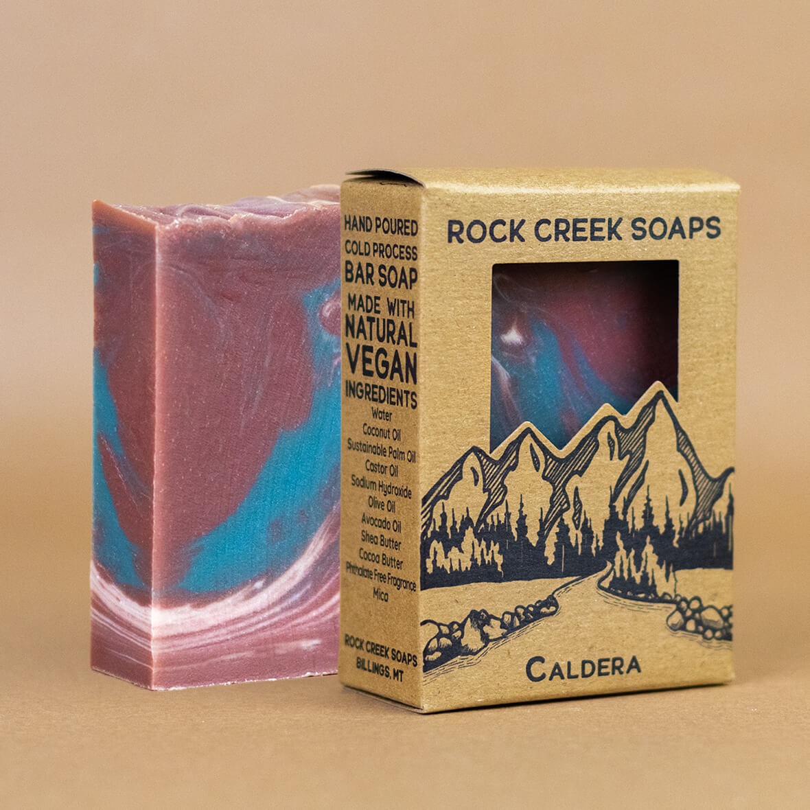 CALDERA SOAP | Cedar & Patchouli Rock Creek Soaps