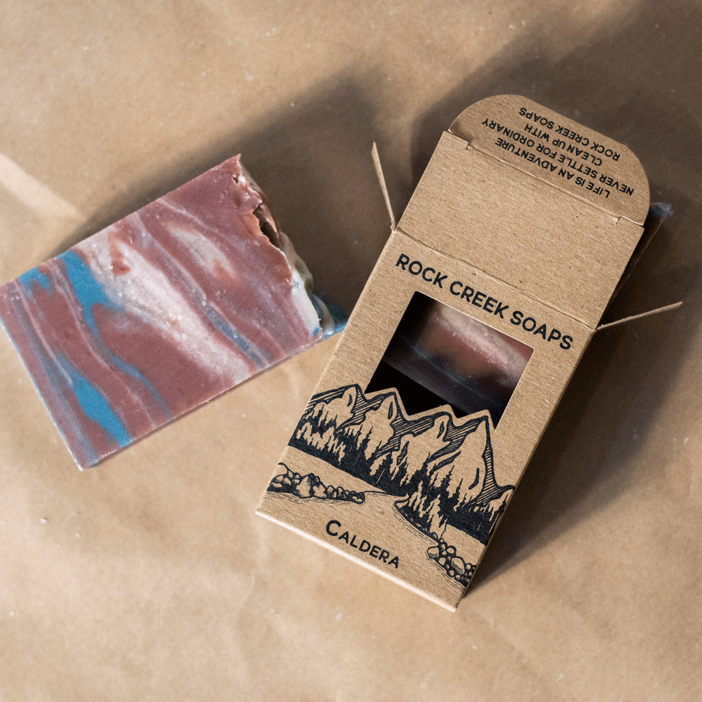 CALDERA SOAP | Cedar & Patchouli Rock Creek Soaps