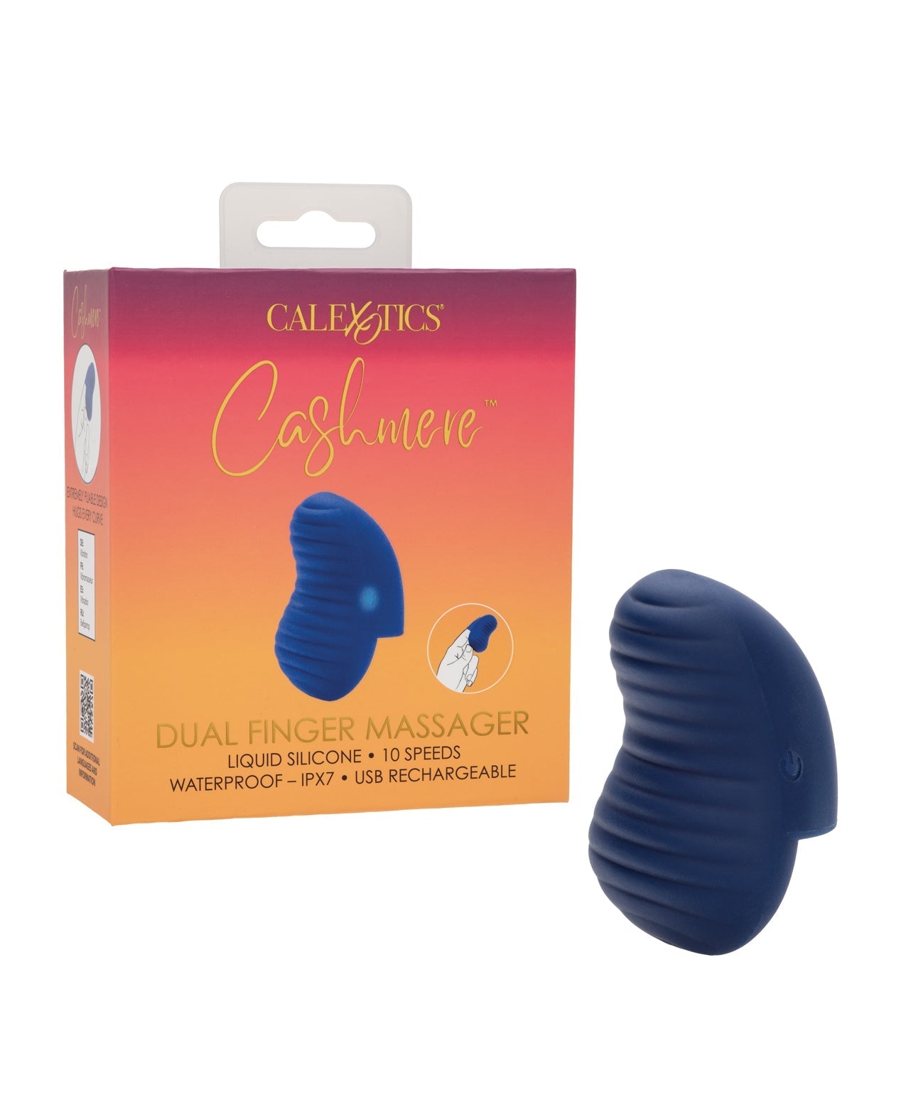 Cashmere Dual Finger Massager Adult Toy Box