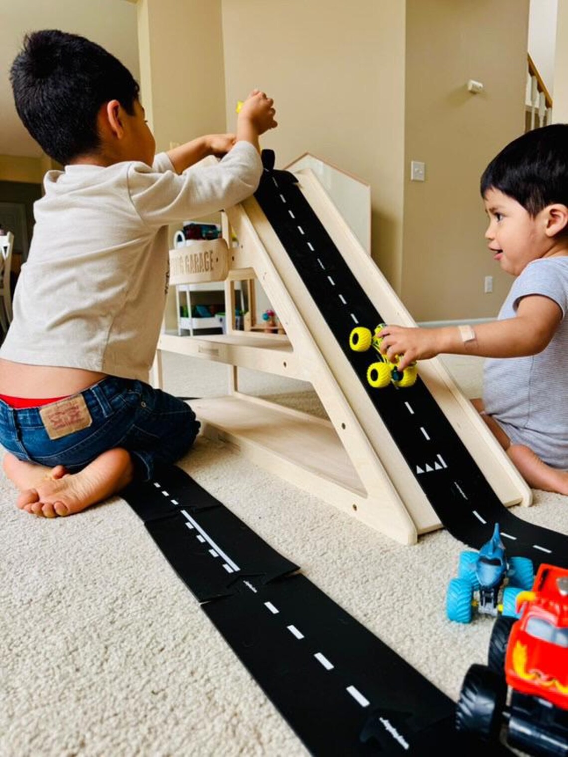 CAMDEN- Toy Car Storage + Ramp Bush Acres