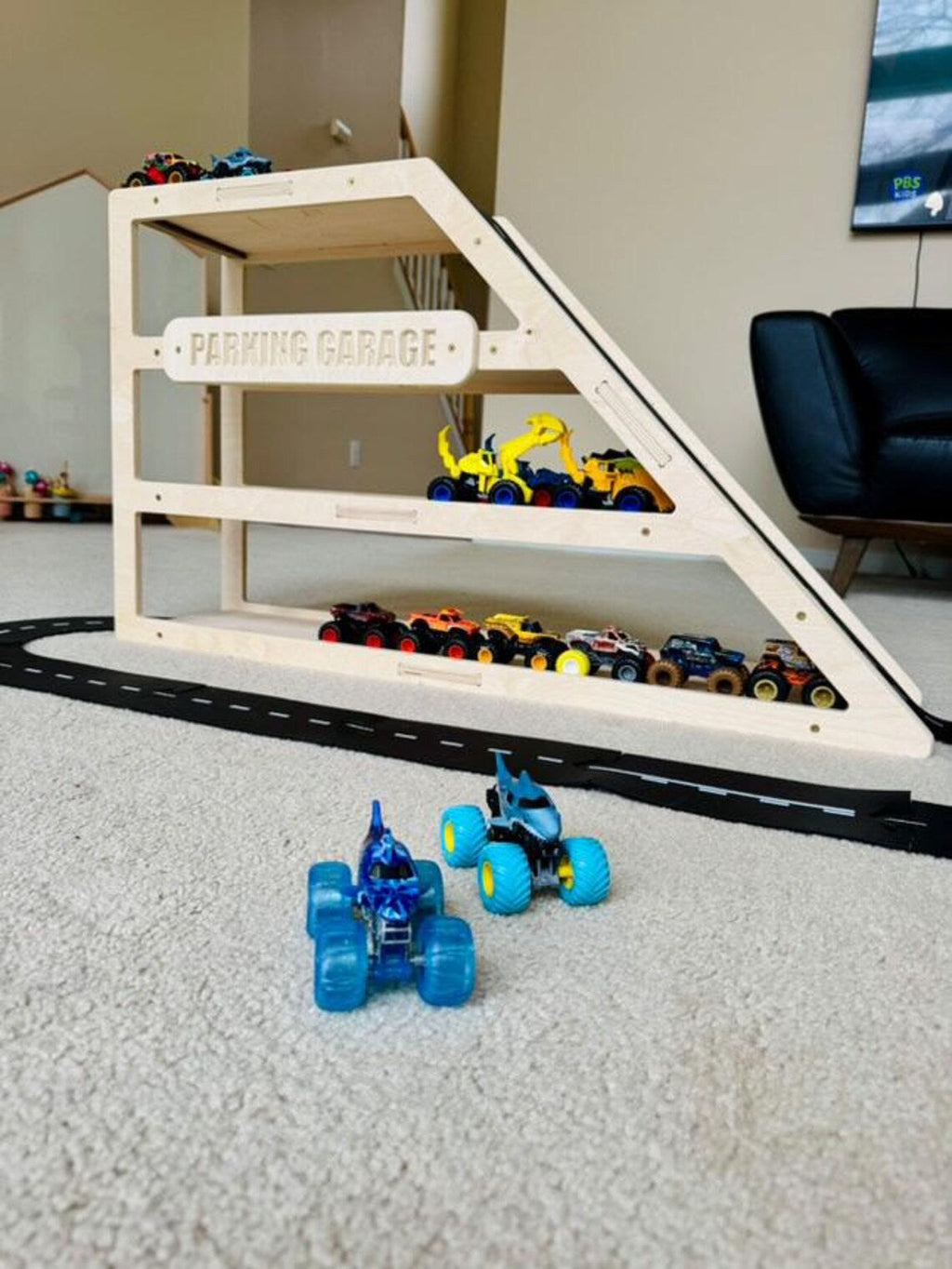 CAMDEN- Toy Car Storage + Ramp Bush Acres