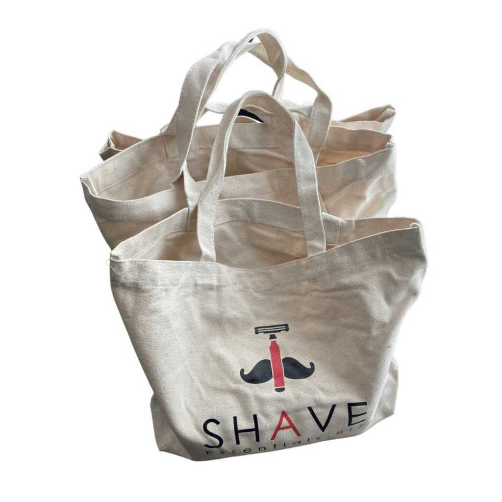 Canvas Tote Bag Shave Essentials